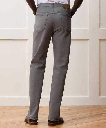 Todd Snyder Vintage Straight Fit 5-Pocket Chino in Grey Rocky Coast