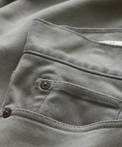 Todd Snyder Vintage Straight Fit 5-Pocket Chino in Grey Rocky Coast