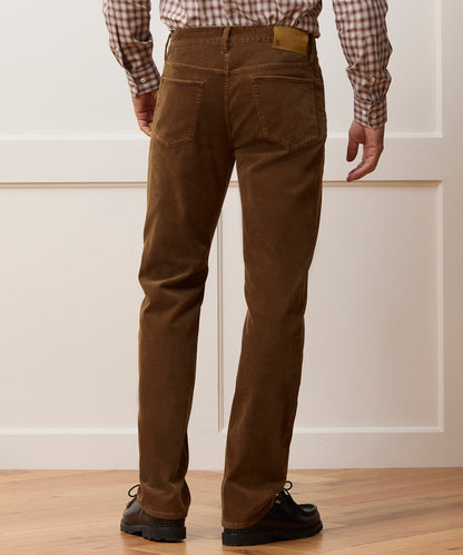 Todd Snyder Straight 5-Pocket Corduroy Pant in Dark Brown Dark Brown