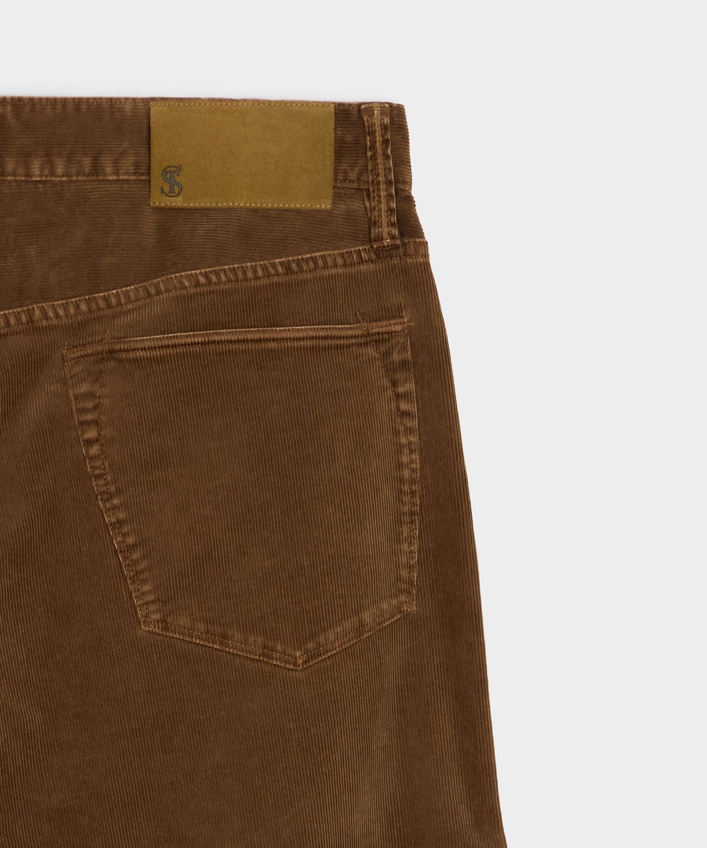 Todd Snyder Straight 5-Pocket Corduroy Pant in Dark Brown Dark Brown