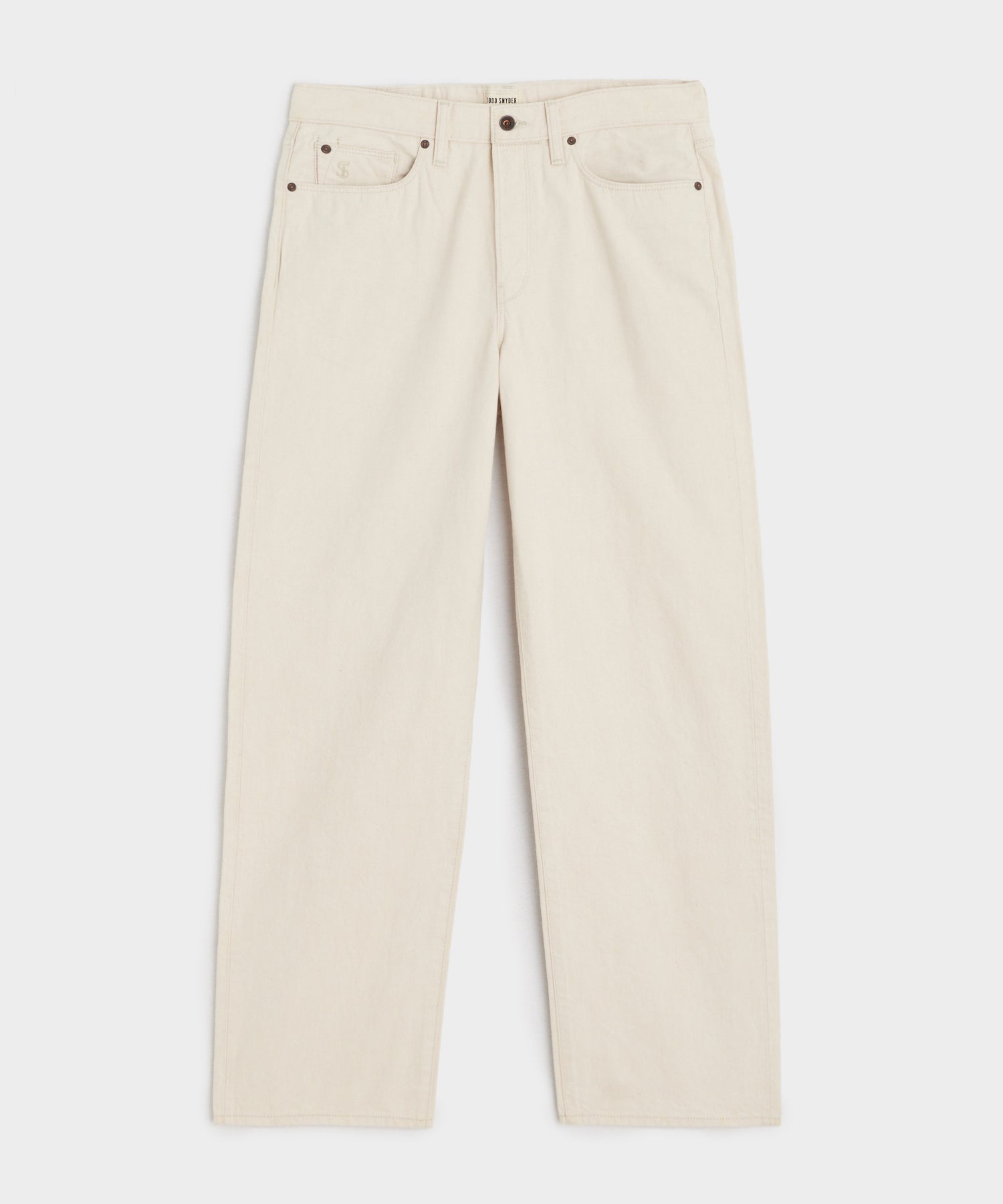 Todd Snyder Relaxed Lightweight Japanese Selvedge Jean in Canvas Canvas