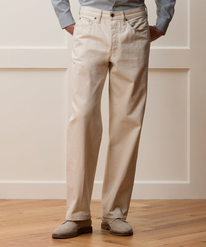 Todd Snyder Relaxed Lightweight Japanese Selvedge Jean in Canvas Canvas