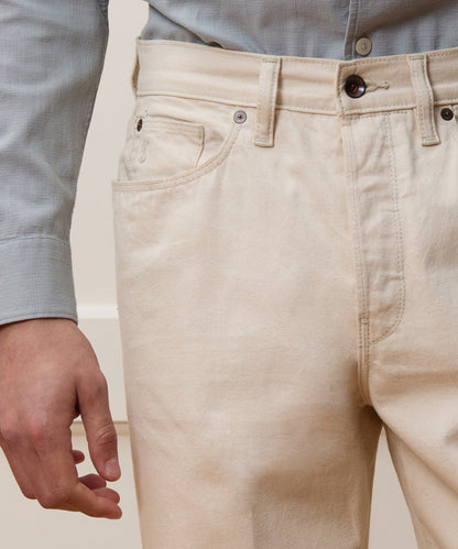 Todd Snyder Relaxed Lightweight Japanese Selvedge Jean in Canvas Canvas
