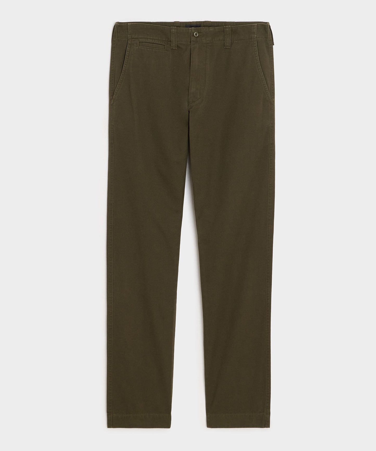 Todd Snyder Straight Fit Favorite Chino in Snyder Olive Snyder Olive