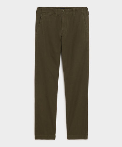 Todd Snyder Straight Fit Favorite Chino in Snyder Olive Snyder Olive