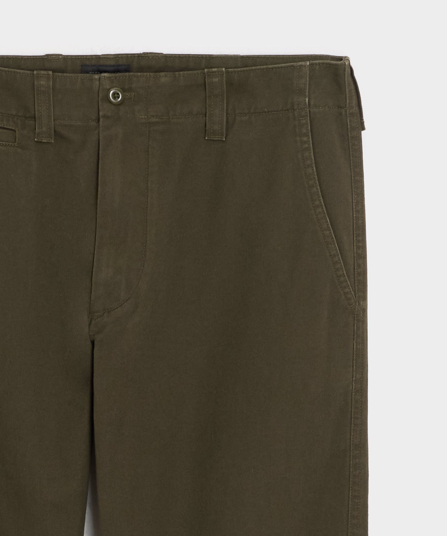 Todd Snyder Straight Fit Favorite Chino in Snyder Olive Snyder Olive