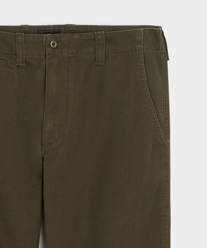 Todd Snyder Straight Fit Favorite Chino in Snyder Olive Snyder Olive