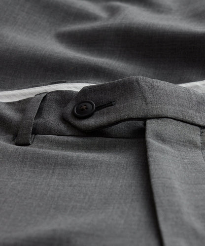 Todd Snyder Italian Tropical Wool Sutton Trouser in Charcoal Grey