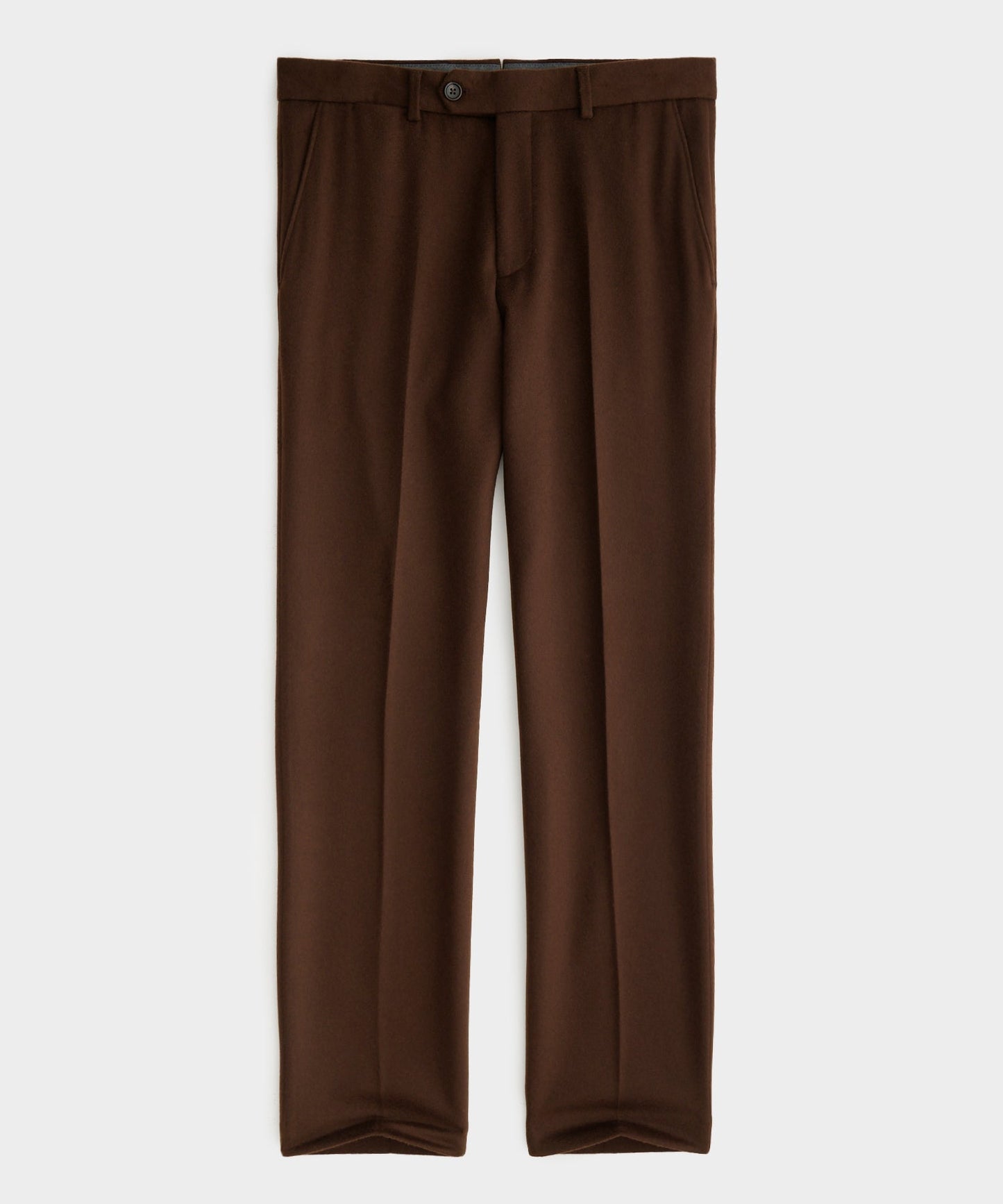 Todd Snyder Italian Cashmere Sutton Trouser in Chocolate Chocolate