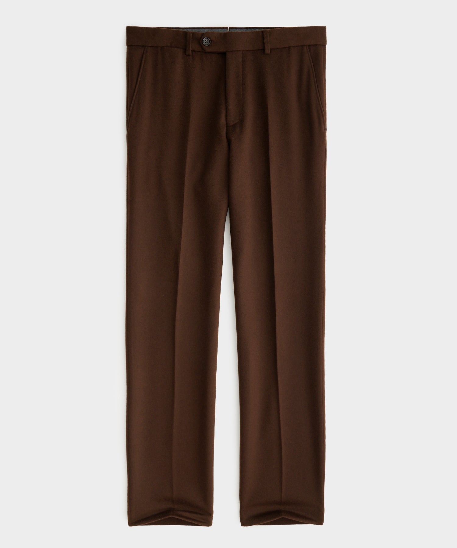 Todd Snyder Italian Cashmere Sutton Trouser in Chocolate Chocolate