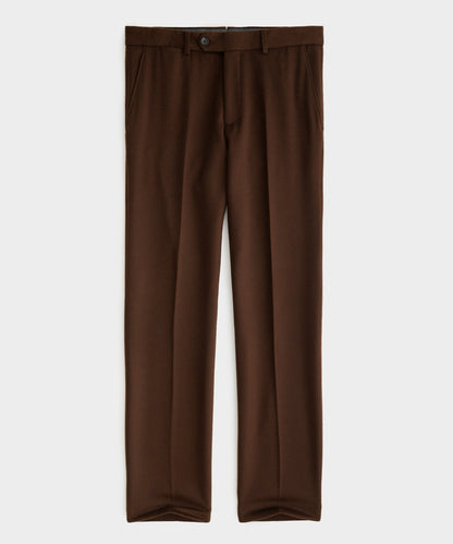 Todd Snyder Italian Cashmere Sutton Trouser in Chocolate Chocolate