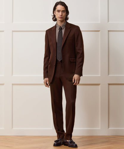 Todd Snyder Italian Cashmere Sutton Trouser in Chocolate Chocolate