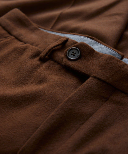 Todd Snyder Italian Cashmere Sutton Trouser in Chocolate Chocolate