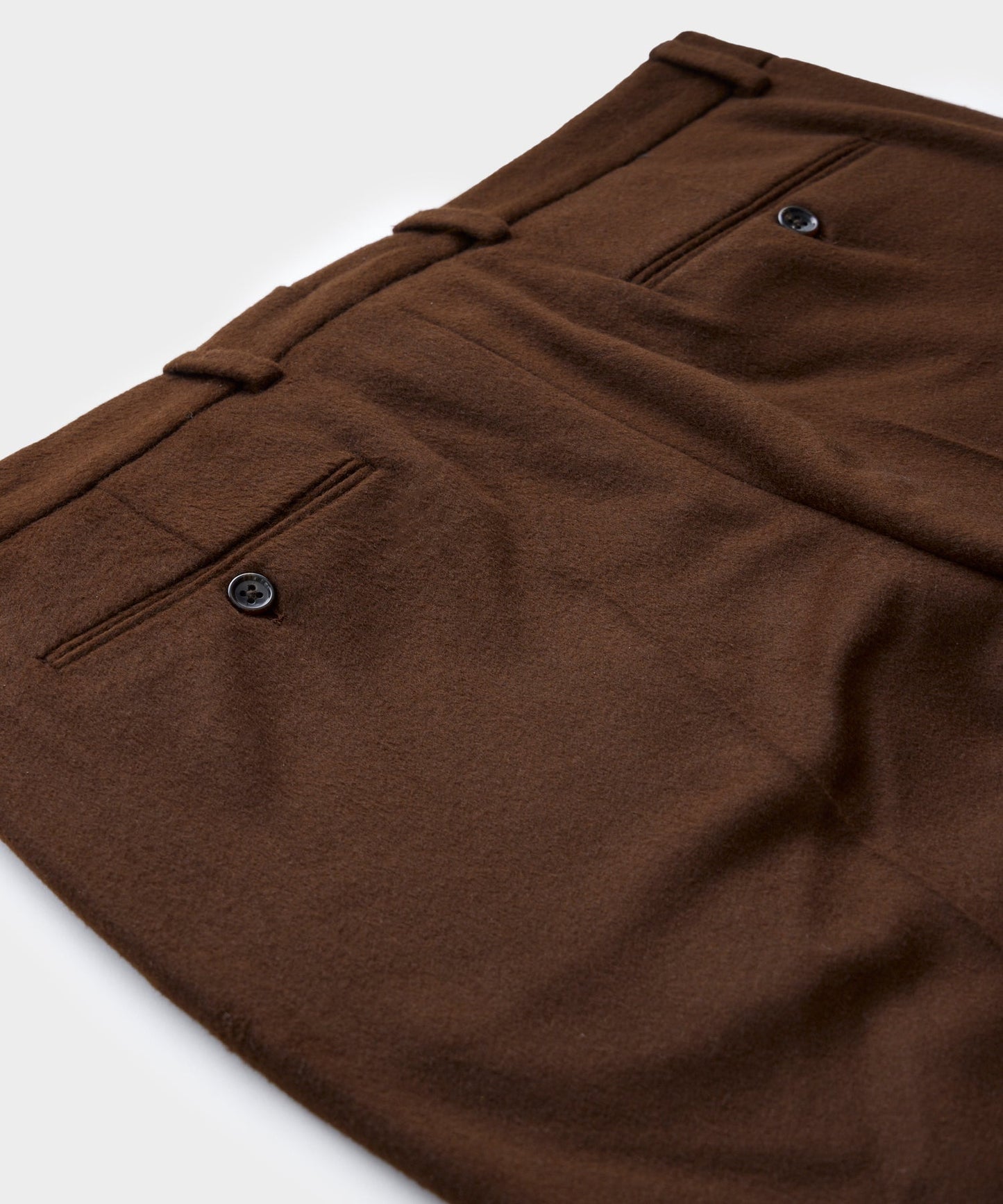 Todd Snyder Italian Cashmere Sutton Trouser in Chocolate Chocolate