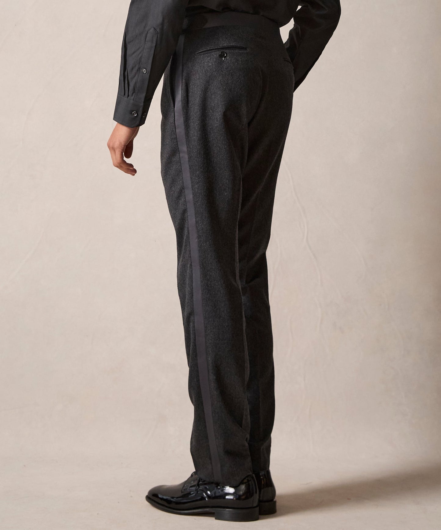 Todd Snyder Slim Italian Cashmere Tuxedo Trouser Grey
