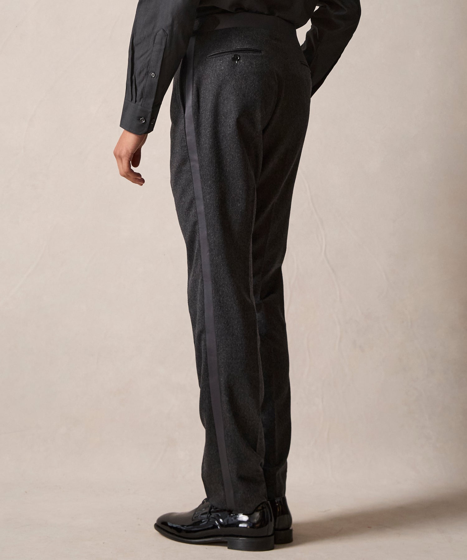Todd Snyder Slim Italian Cashmere Tuxedo Trouser Grey