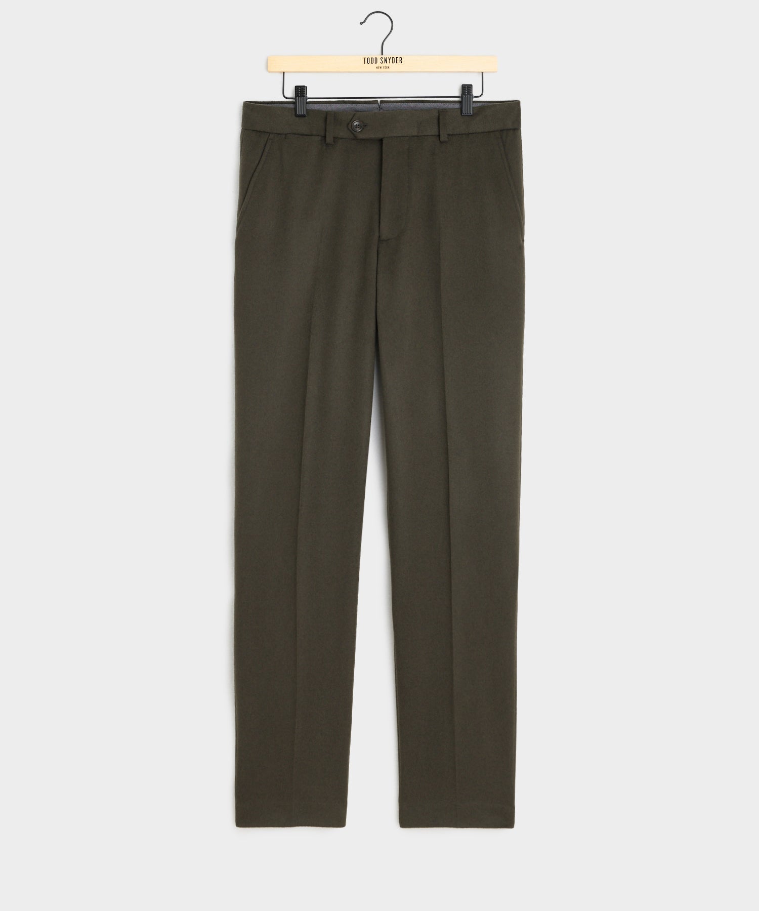 Todd Snyder Italian Cashmere Sutton Trouser Snyder Olive