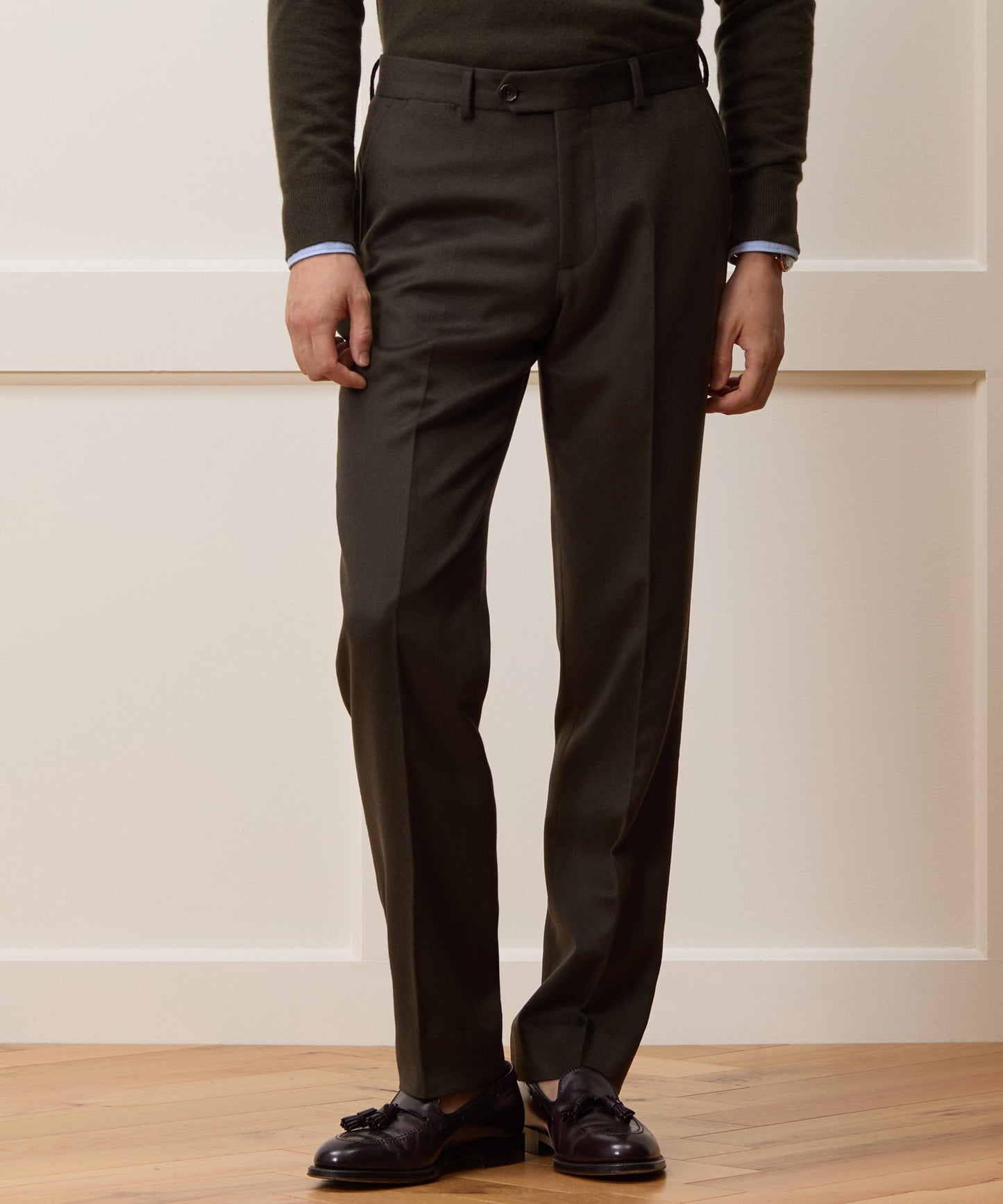 Todd Snyder Italian Cashmere Sutton Trouser Snyder Olive