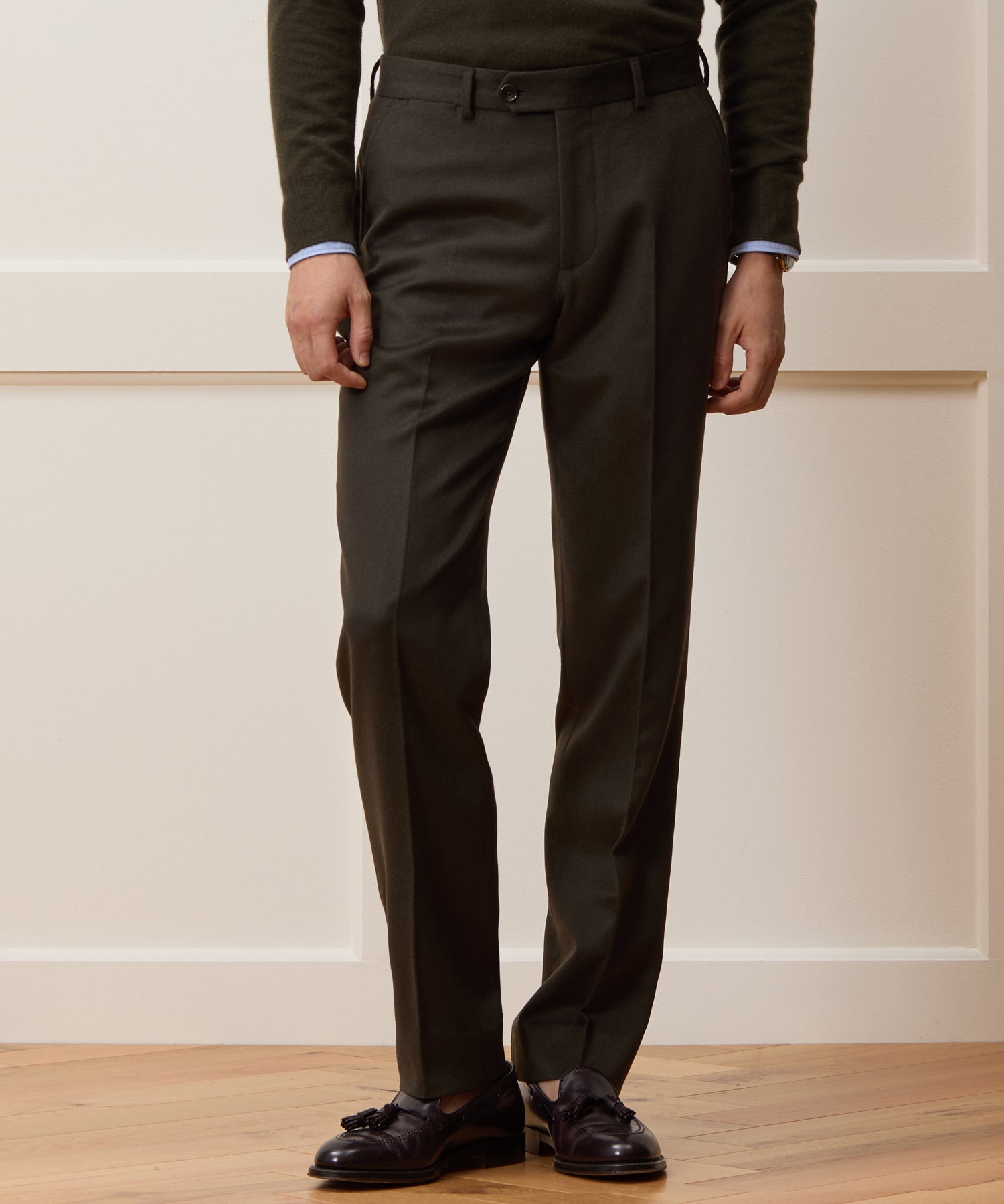Todd Snyder Italian Cashmere Sutton Trouser Snyder Olive