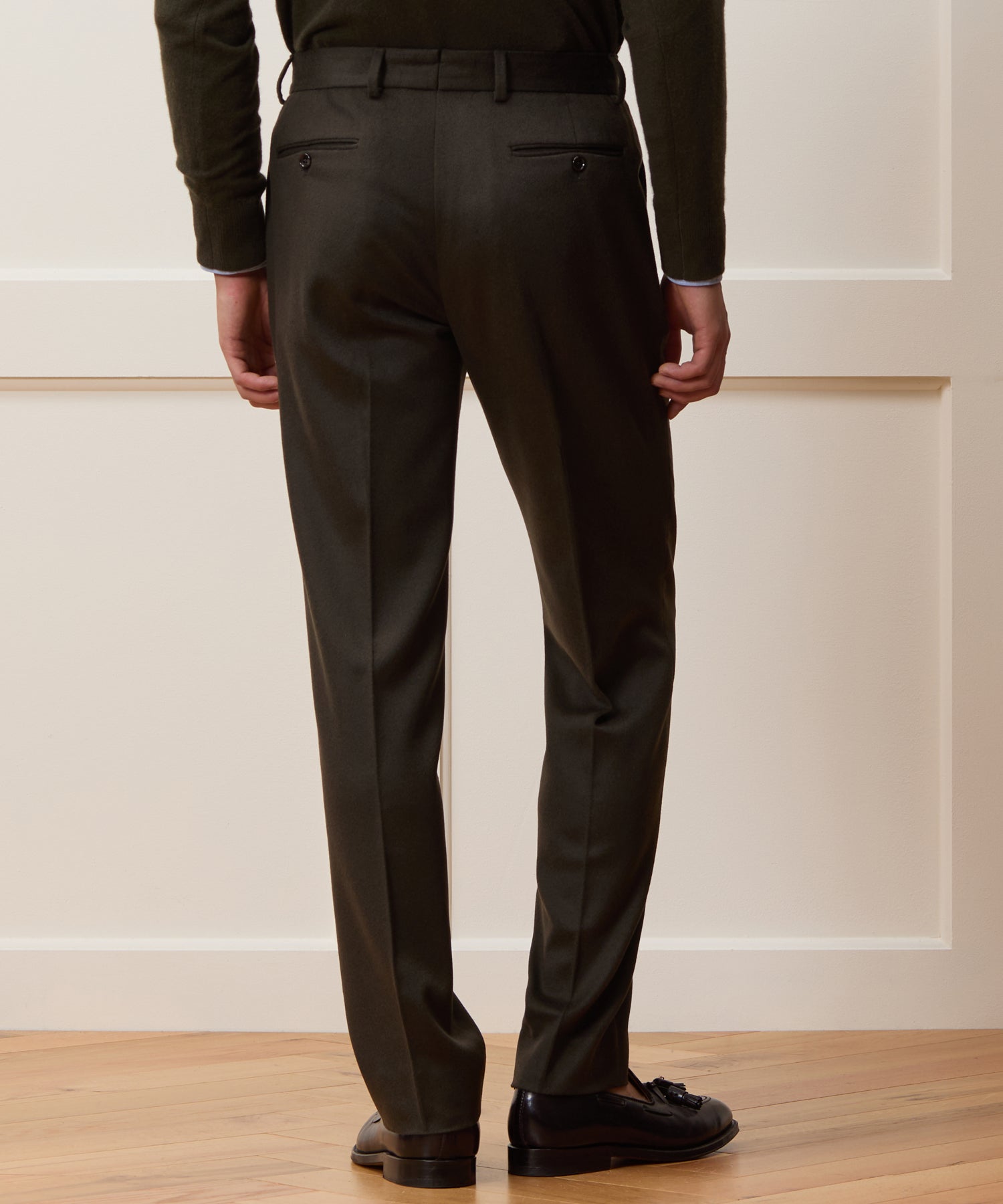 Todd Snyder Italian Cashmere Sutton Trouser Snyder Olive