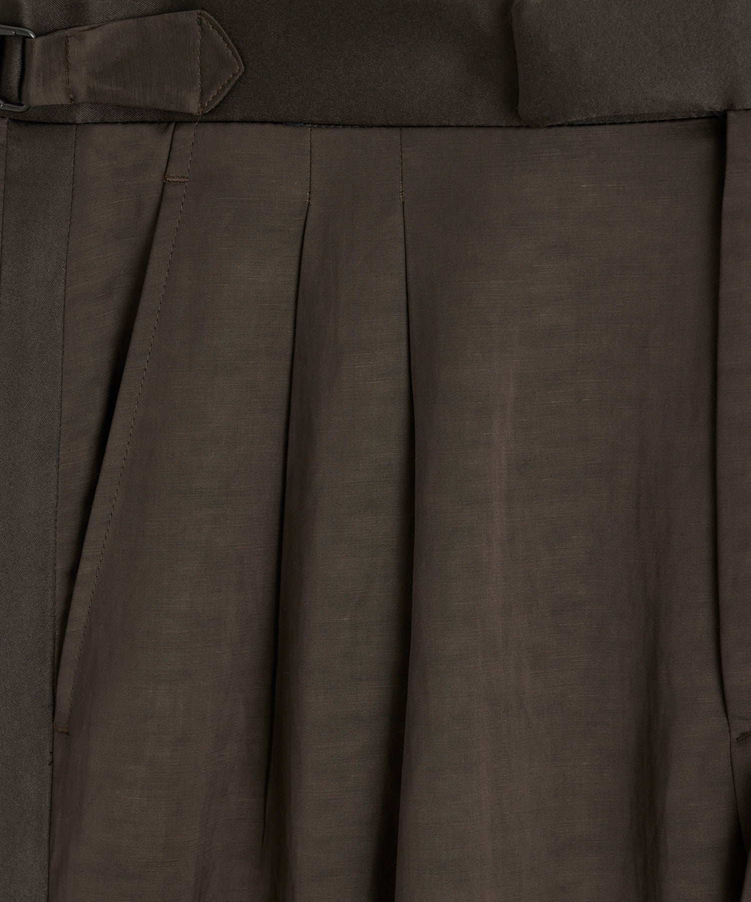Todd Snyder Italian Relaxed Tuxedo Trouser in Brown Brown