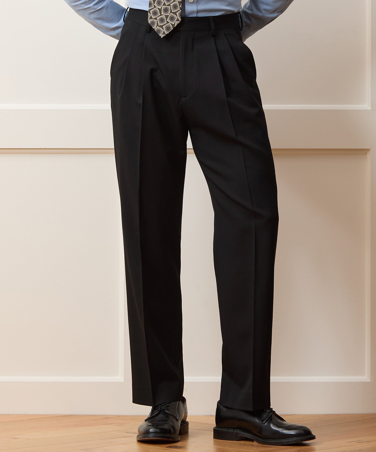 Todd Snyder Italian Gabardine Wythe Trouser in Black Black
