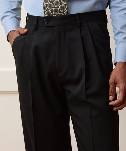 Todd Snyder Italian Gabardine Wythe Trouser in Black Black