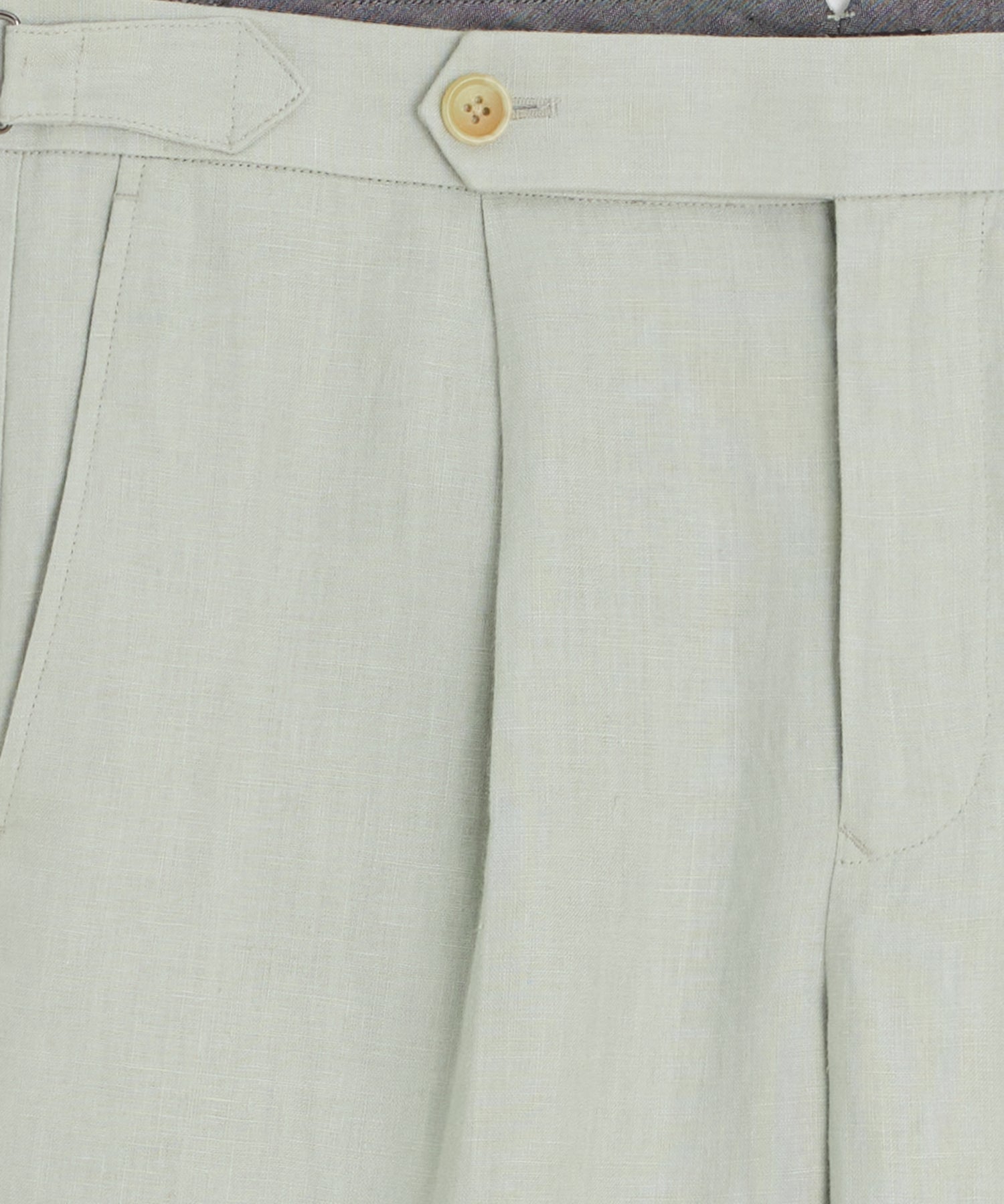 Todd Snyder Irish Linen Side Tab Trouser in Dove Grey Dove Grey