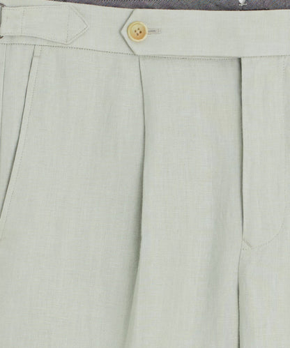 Todd Snyder Irish Linen Side Tab Trouser in Dove Grey Dove Grey