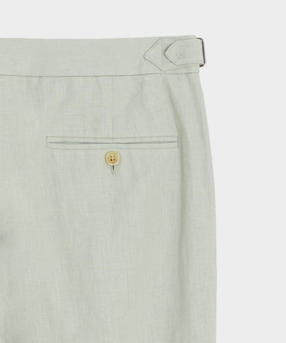 Todd Snyder Irish Linen Side Tab Trouser in Dove Grey Dove Grey