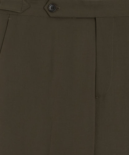 Todd Snyder Gabardine Side Tab Trouser in Snyder Olive Snyder Olive