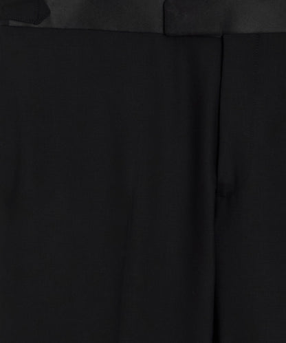 Todd Snyder Italian Wool Straight Fit Tuxedo Trouser Black