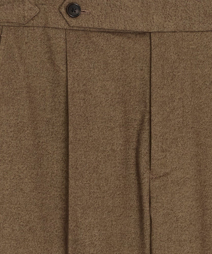 Todd Snyder Italian Heathered Cotton Side Tab Trouser in Sand Sand