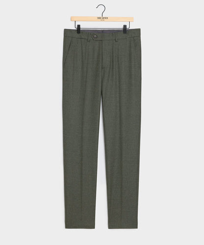 Todd Snyder Italian Flannel Sutton Trouser in Oak Moss Oak Moss