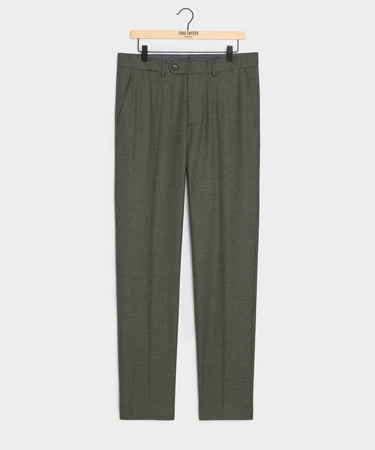 Todd Snyder Italian Flannel Sutton Trouser in Oak Moss Oak Moss