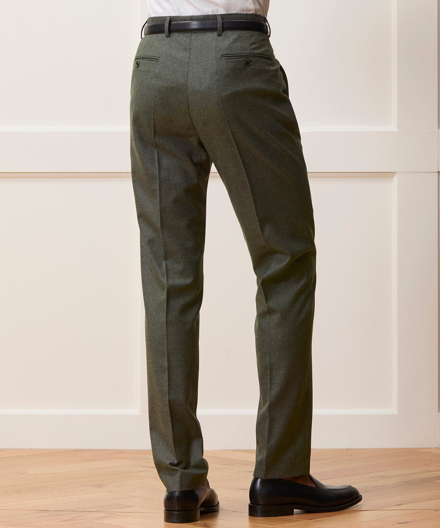 Todd Snyder Italian Flannel Sutton Trouser in Oak Moss Oak Moss