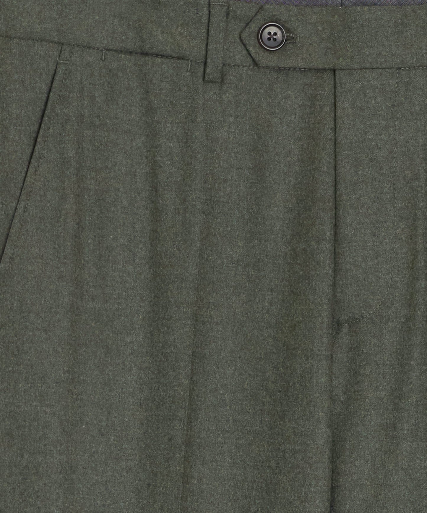 Todd Snyder Italian Flannel Sutton Trouser in Oak Moss Oak Moss