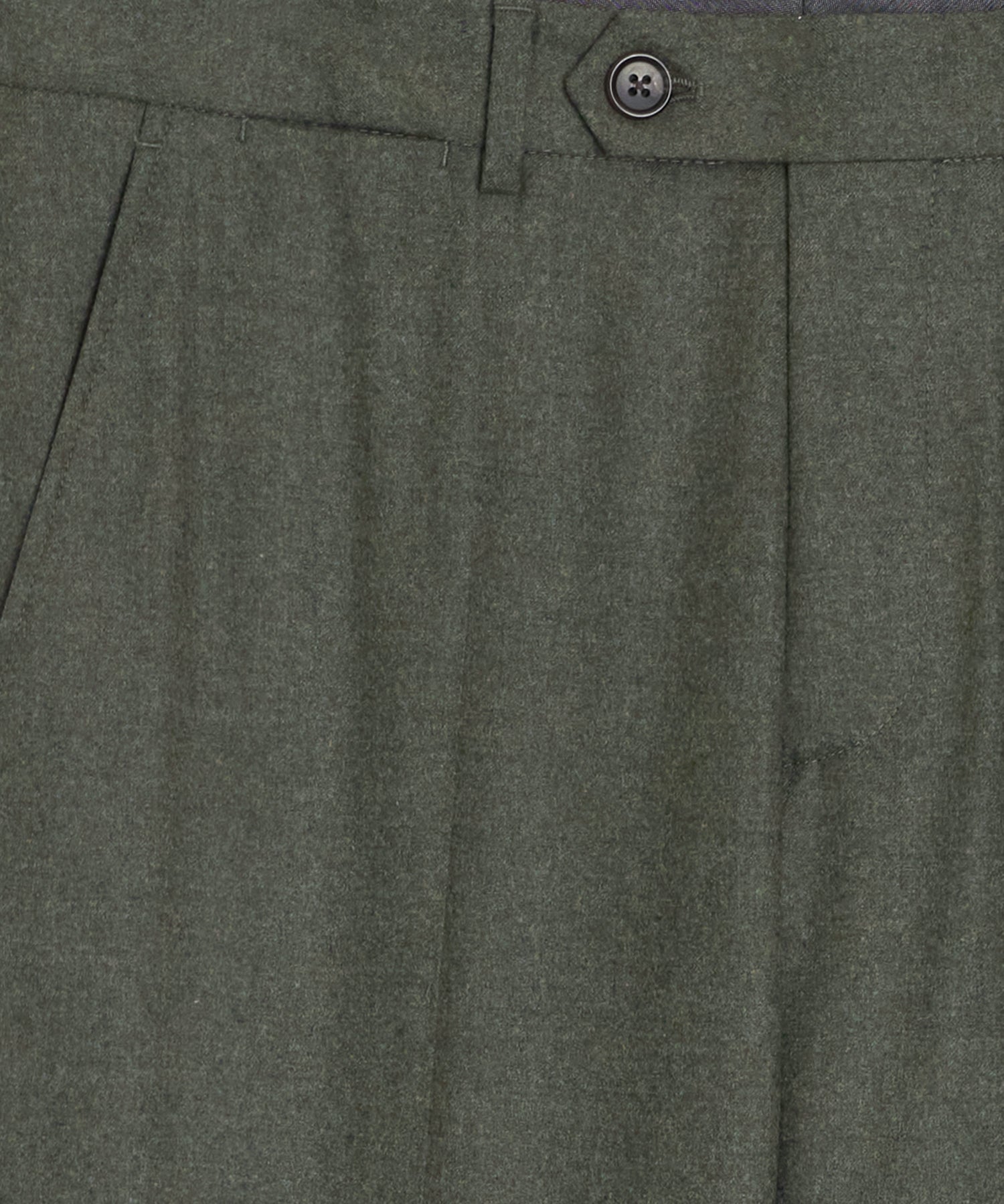 Todd Snyder Italian Flannel Sutton Trouser in Oak Moss Oak Moss