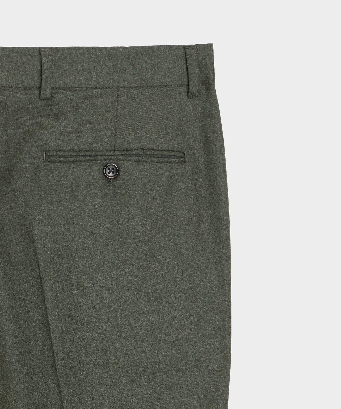Todd Snyder Italian Flannel Sutton Trouser in Oak Moss Oak Moss