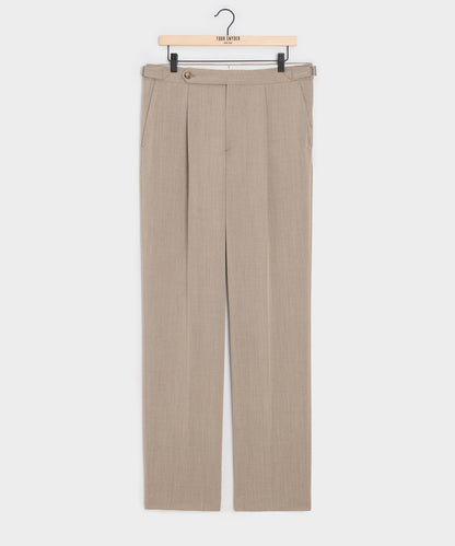 Todd Snyder Italian Cavalry Twill Side Tab Trouser in Tan Tan