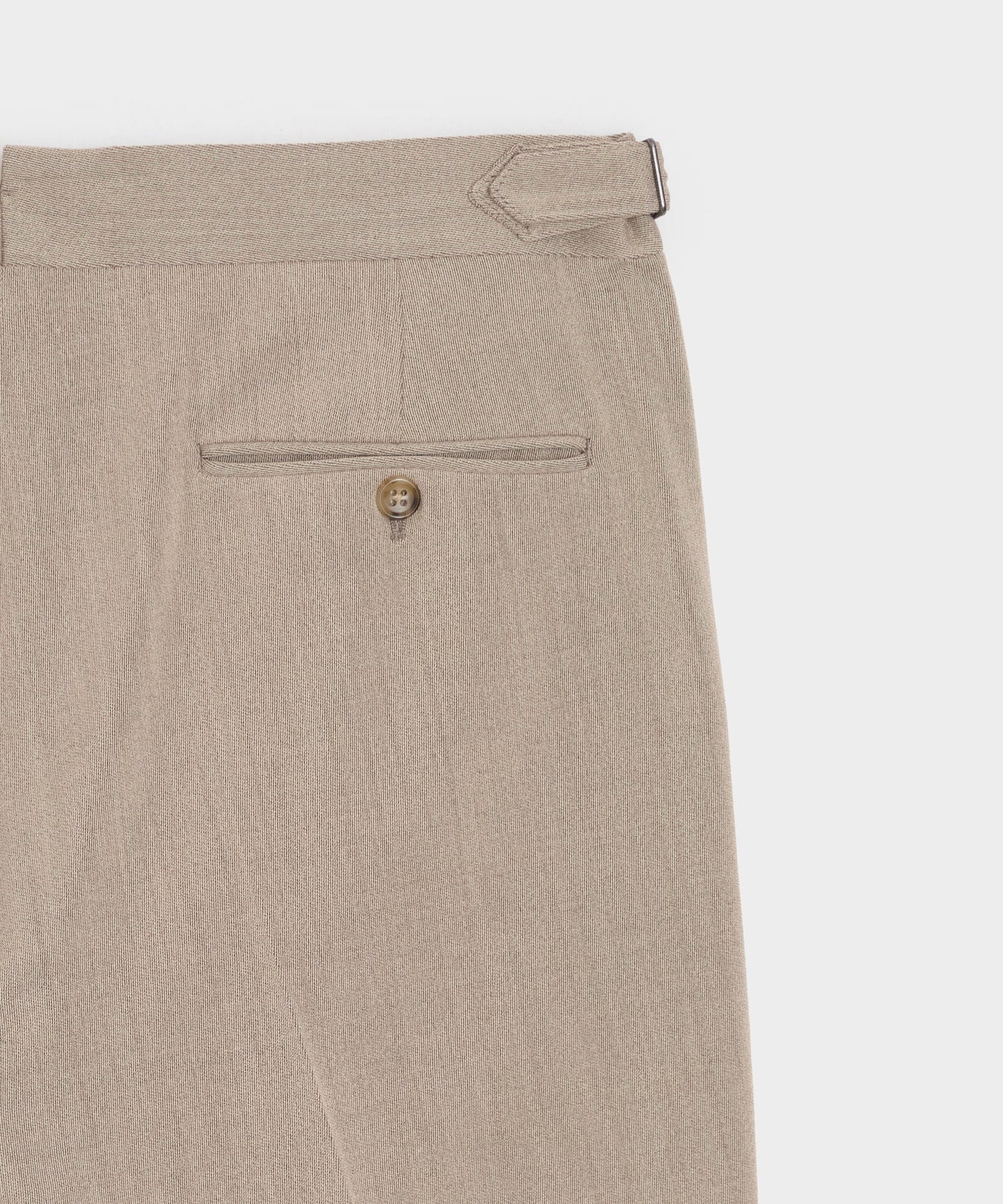 Todd Snyder Italian Cavalry Twill Side Tab Trouser in Tan Tan