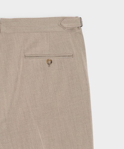Todd Snyder Italian Cavalry Twill Side Tab Trouser in Tan Tan