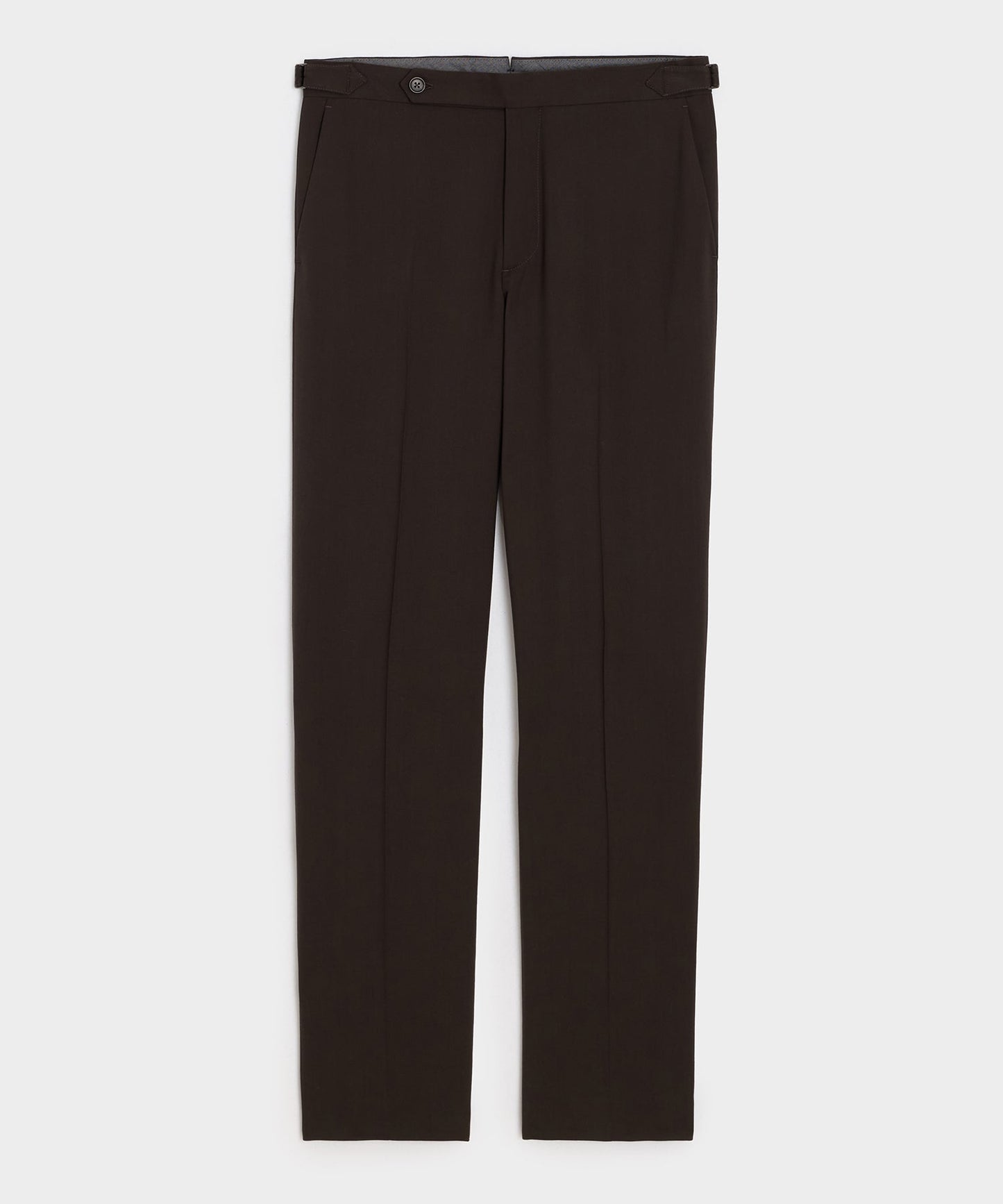 Todd Snyder Gabardine Side Tab Trouser in Caviar Caviar