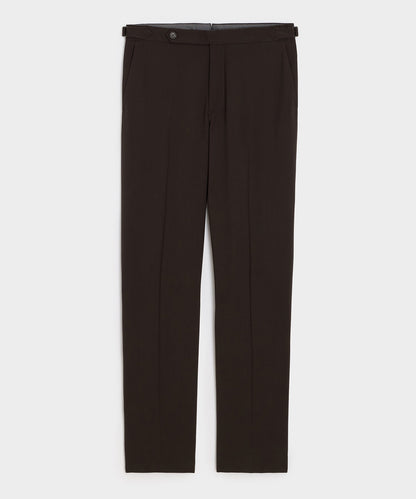 Todd Snyder Gabardine Side Tab Trouser in Caviar Caviar