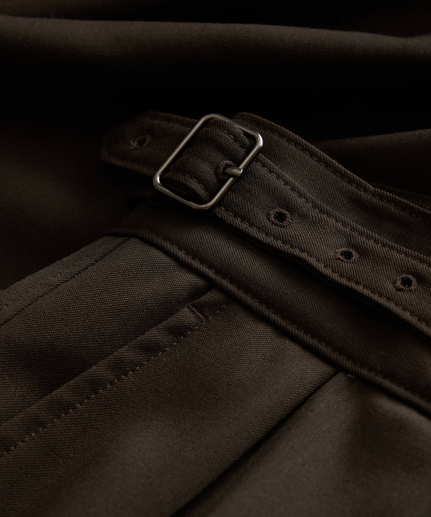 Todd Snyder Gabardine Gurkha Dress Trouser in Caviar Caviar