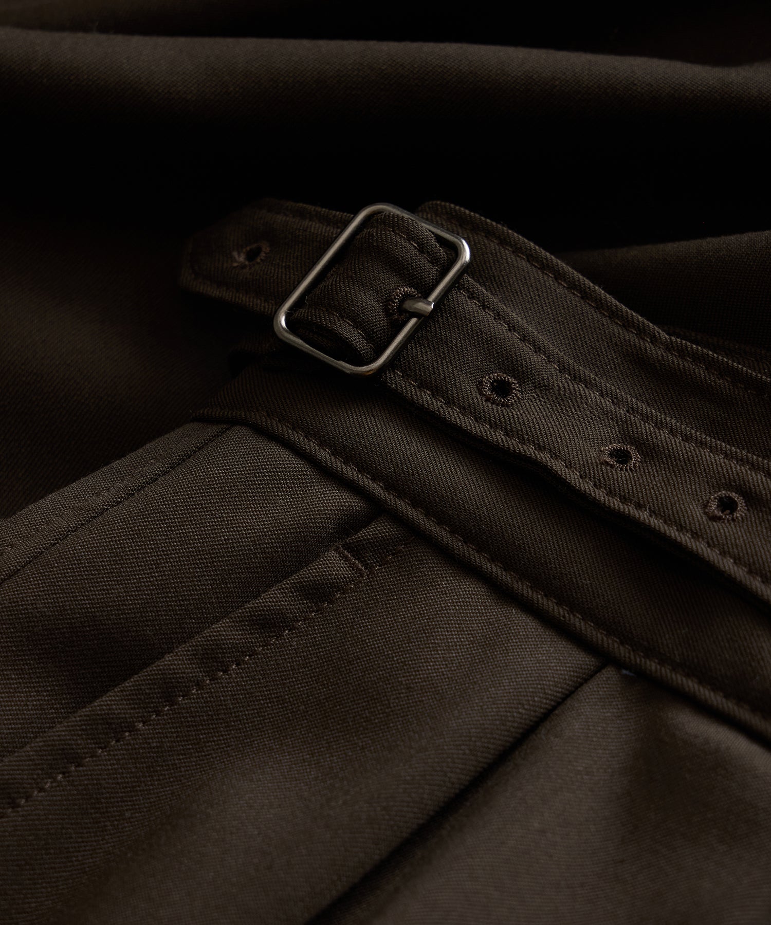 Todd Snyder Gabardine Gurkha Dress Trouser in Caviar Caviar