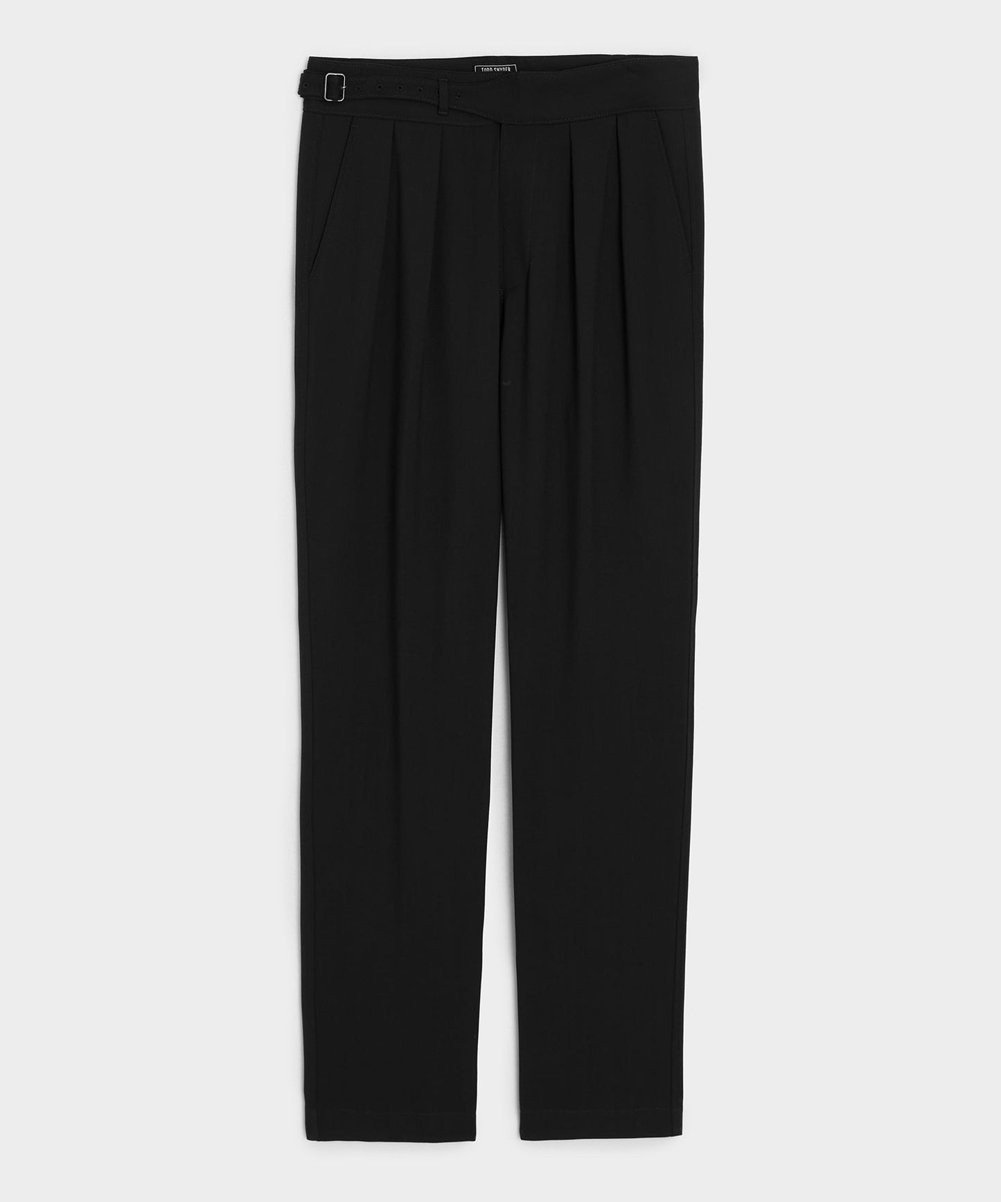 Todd Snyder Gabardine Gurkha Dress Trouser in Black Black