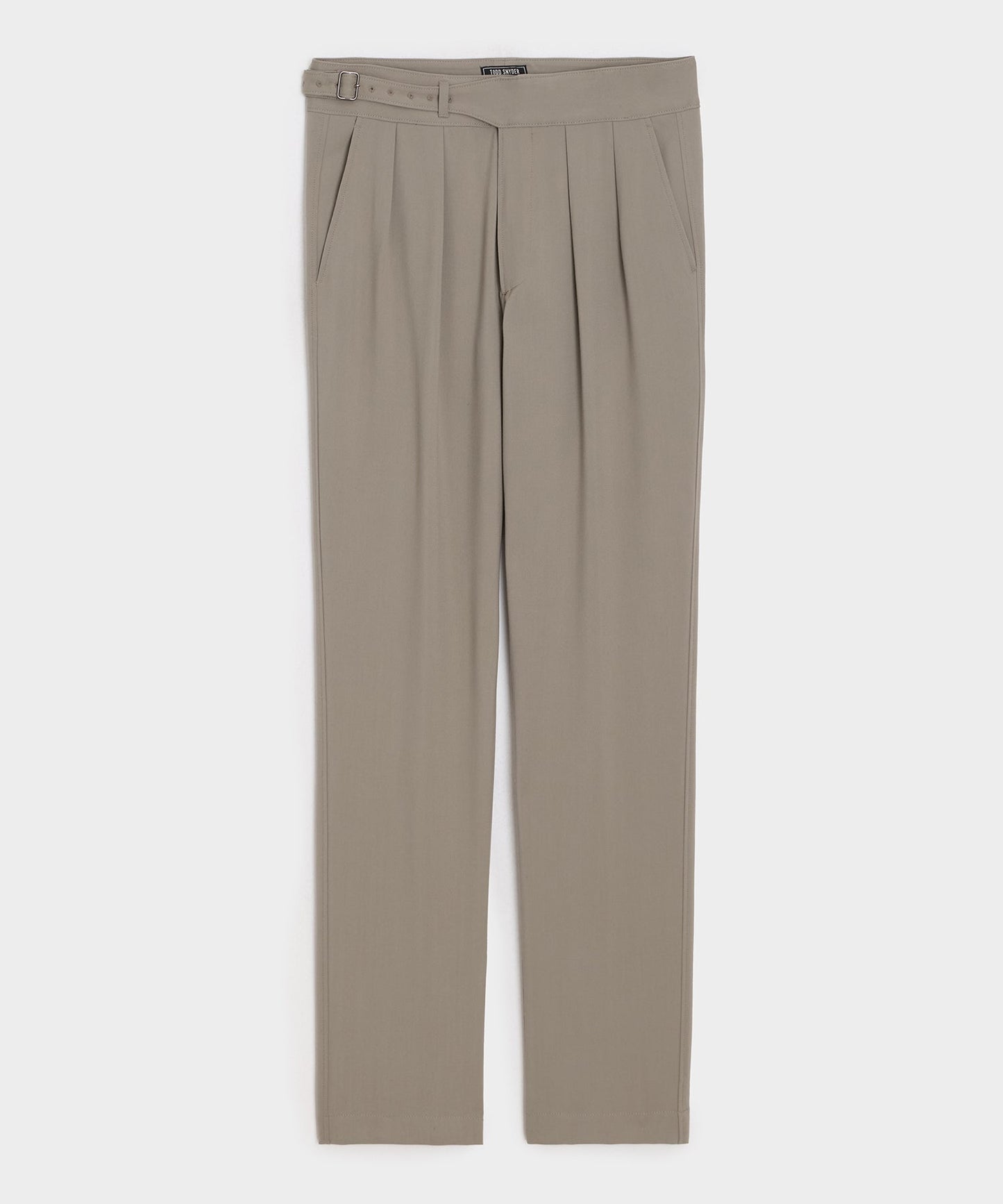 Todd Snyder Gabardine Gurkha Dress Trouser in Stone Stone