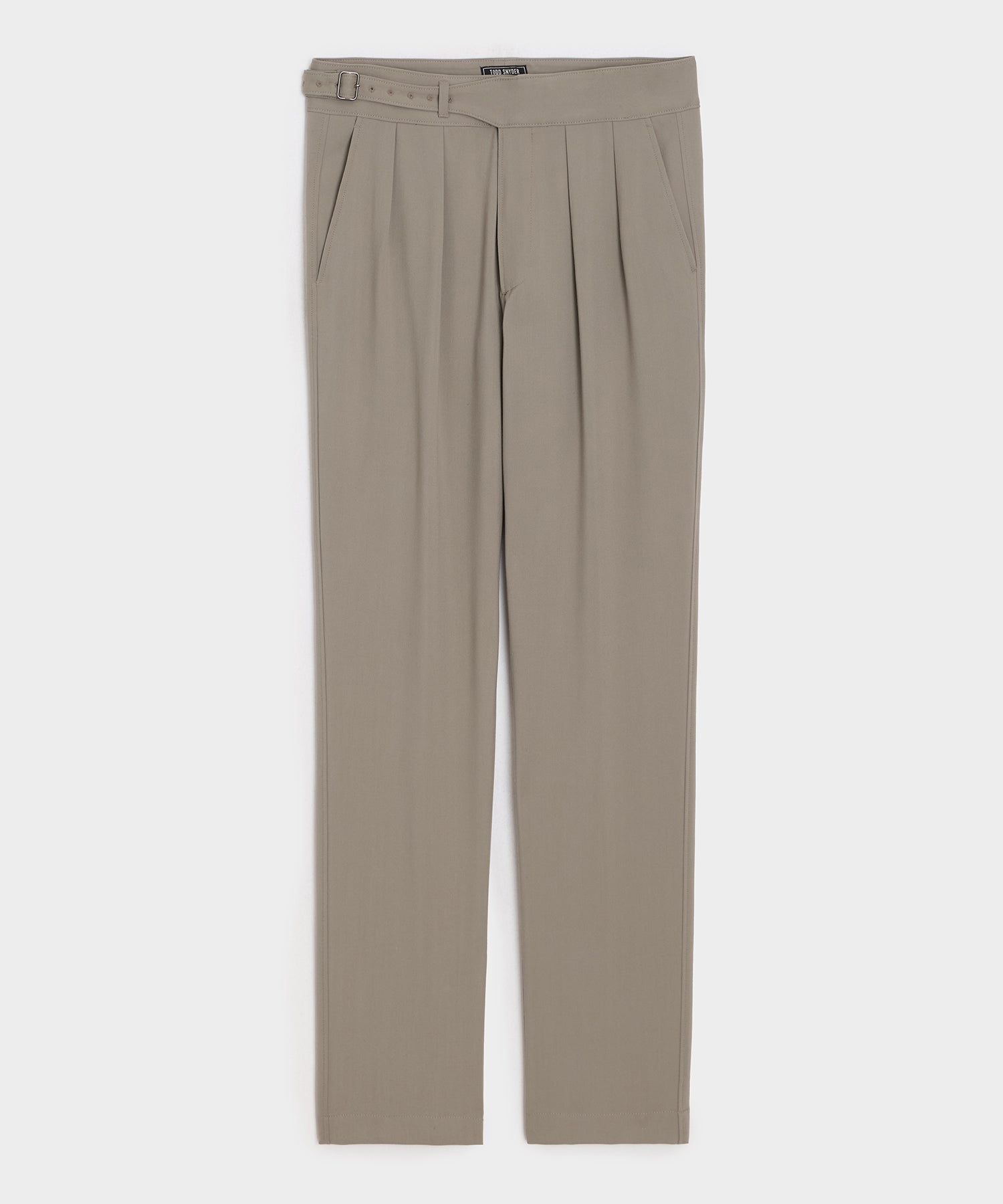 Todd Snyder Gabardine Gurkha Dress Trouser in Stone Stone