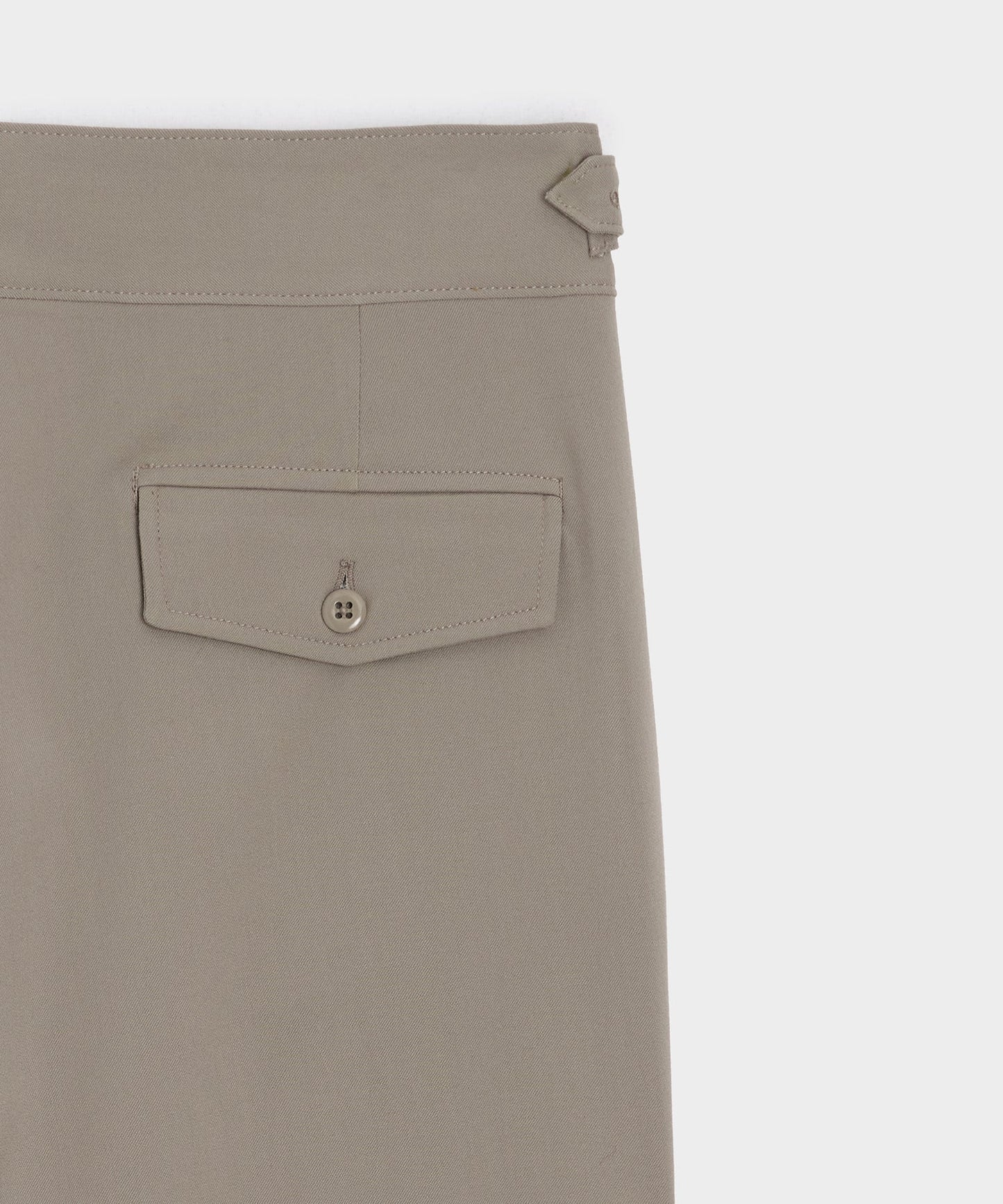 Todd Snyder Gabardine Gurkha Dress Trouser in Stone Stone